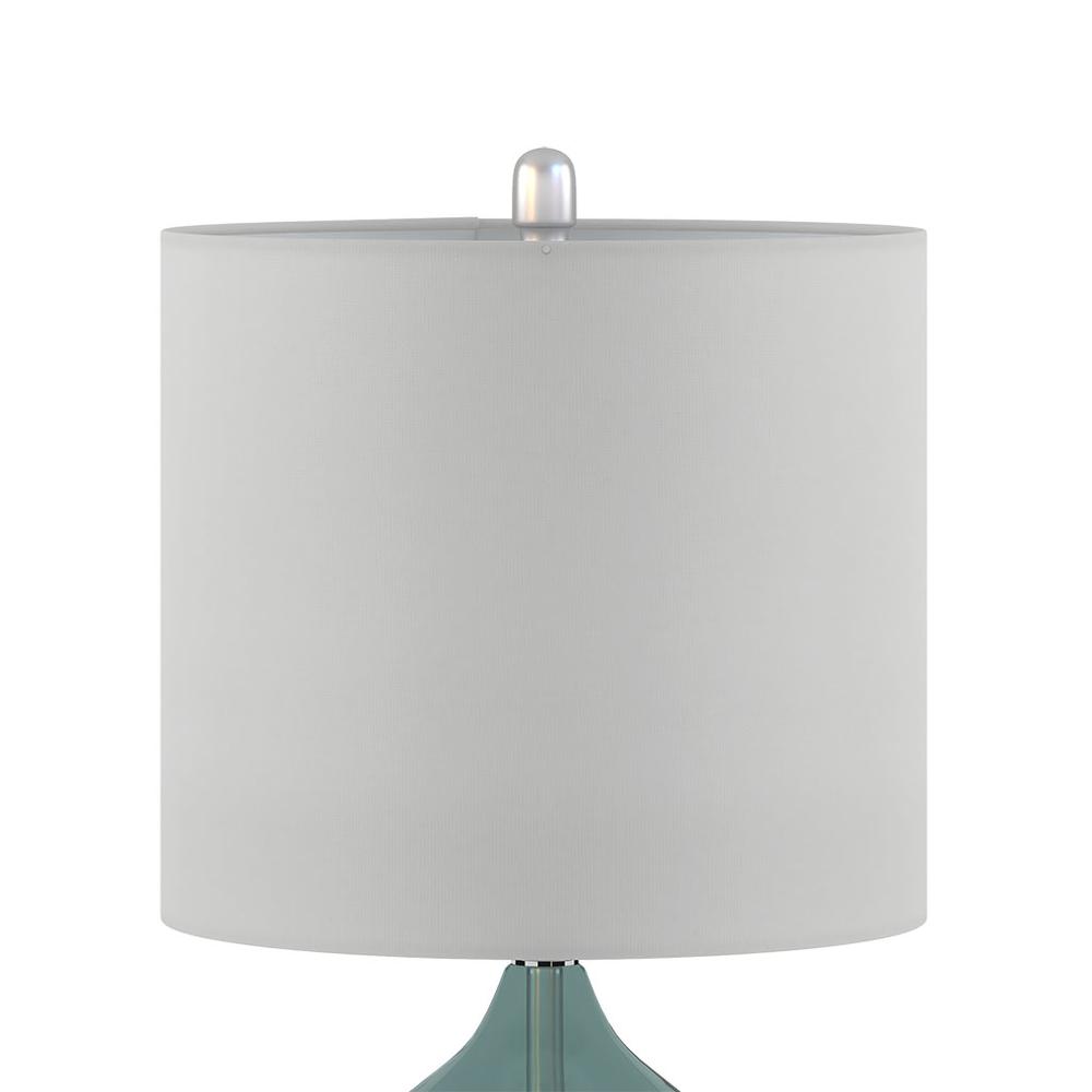 Ellipse Blue Glass Table Lamp Set (Set of 2), Belen Kox