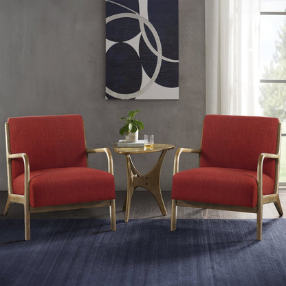 Novak Lounge Chair Set of 2 in Spice