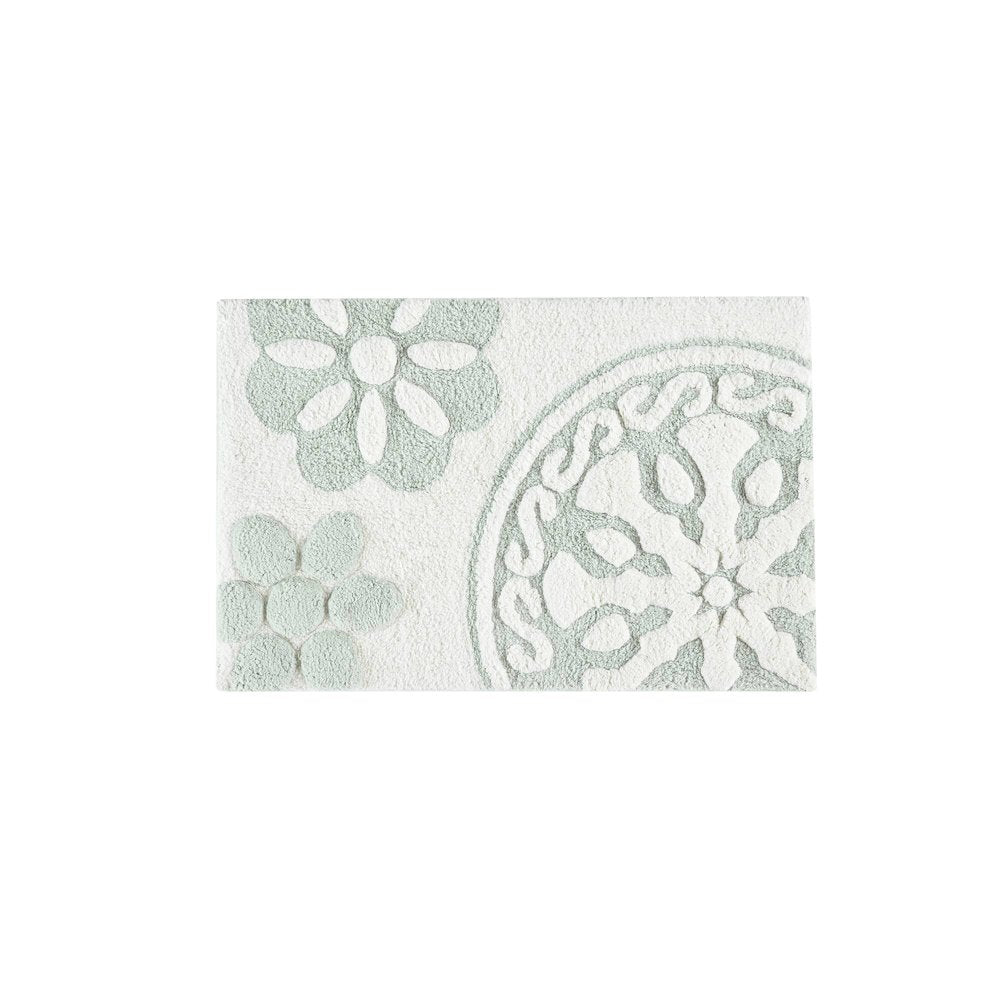 Casablanca Medallion Cotton Tufted Bath Rug