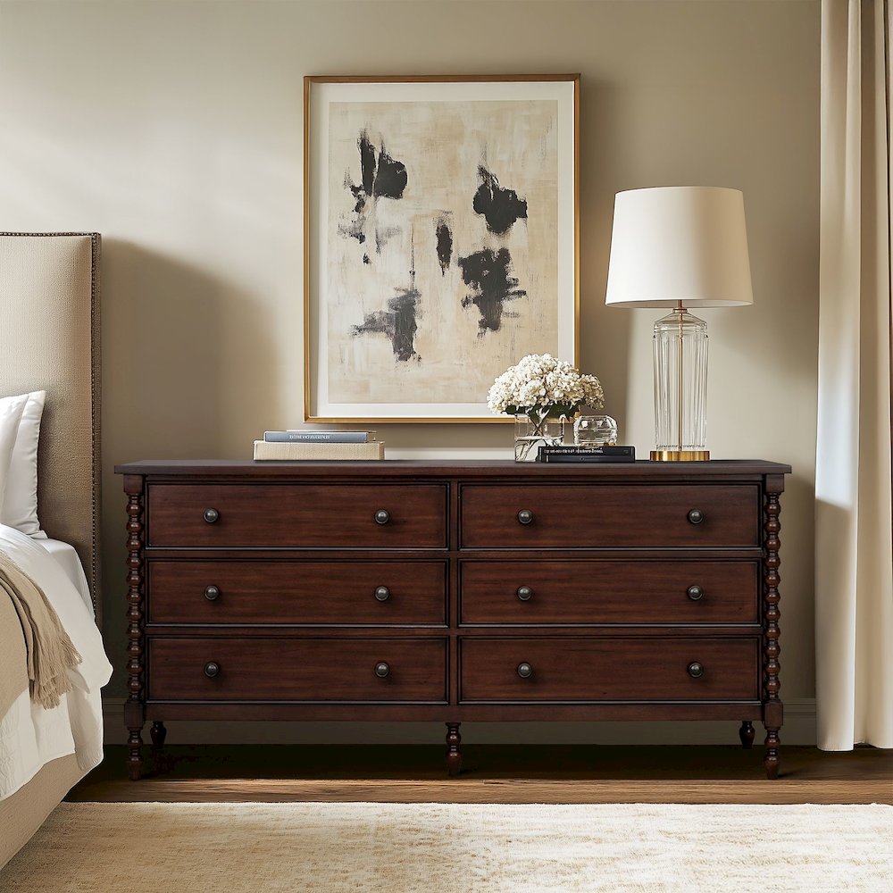 Beckett Large Dresser, Morocco Brown color