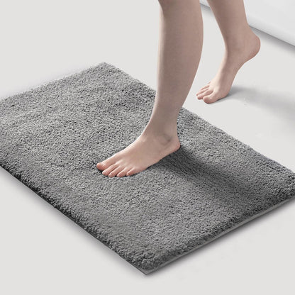 Marshmallow Bath Rug, Grey color