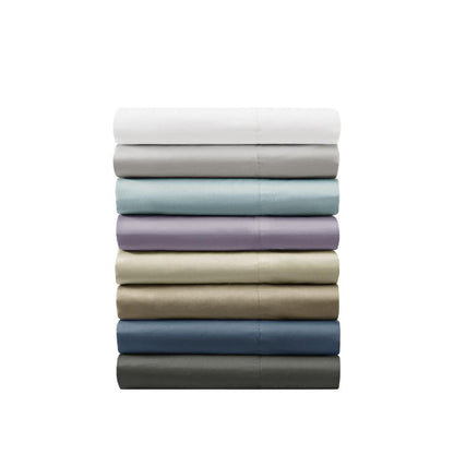 800 Thread Count Cotton Blend Sateen Sheet Set, Grey color