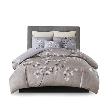 3 Piece Cotton Sateen Printed Comforter Set