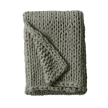 Chunky Double Knit Handmade Throw Blanket