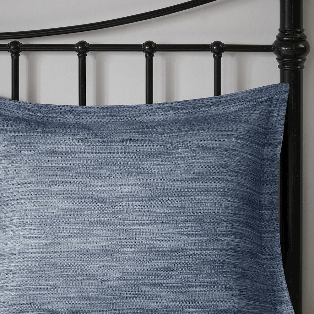 7 Piece Printed Seersucker Comforter Set