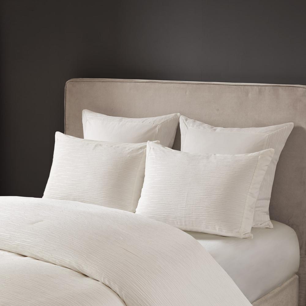 Cotton Blend Yarn Dyed 3 Piece Comforter Set