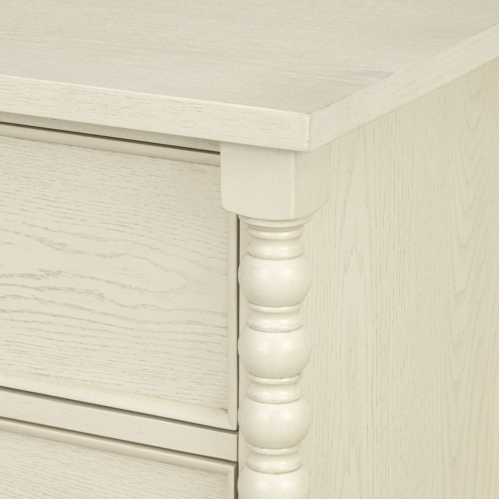Beckett Small Dresser, Antique Cream color