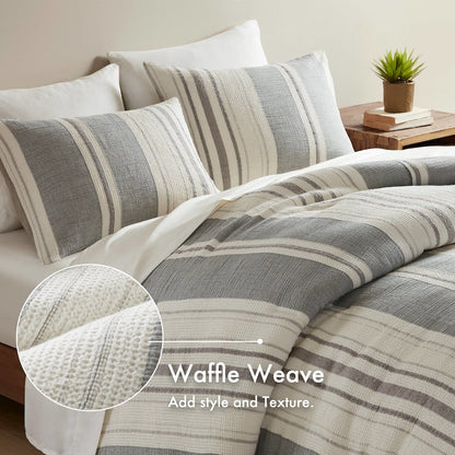 Mesa Comforter 3 PCS Set, Grey color