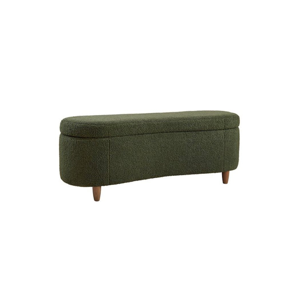Boucle Flip Top Storage Bench