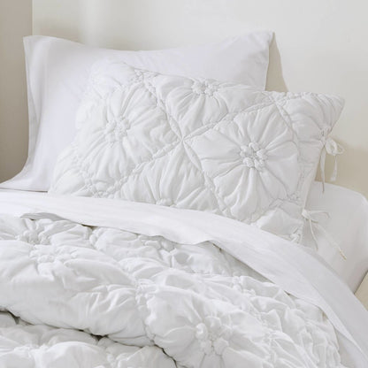 Lily 2PCS Comforter Set, White color