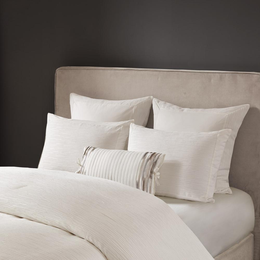 Cotton Blend Yarn Dyed 3 Piece Comforter Set