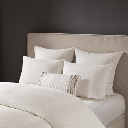 Cotton Blend Yarn Dyed 3 Piece Comforter Set