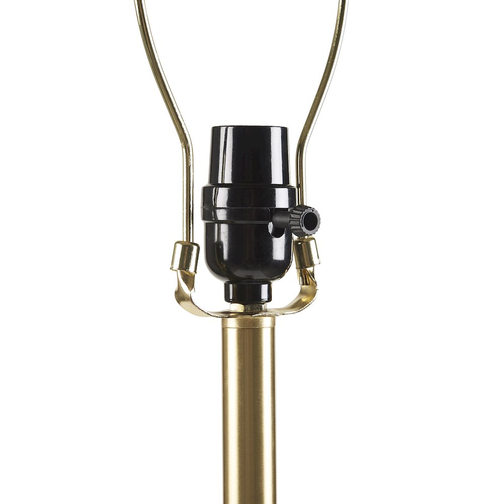 Verla Tapered Faux Wood Dimmable Floor Lamp