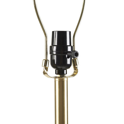 Verla Tapered Faux Wood Dimmable Floor Lamp