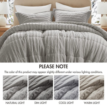 Duke Faux Fur Comforter Mini Set