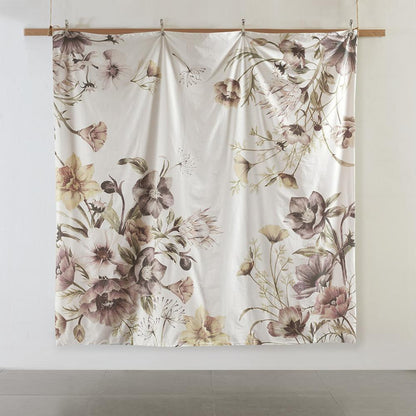 Cassandra 3 Piece Cotton Printed Duvet Cover Set, Blush color