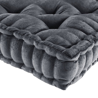 Poly Chenille Square Floor Pillow Cushion