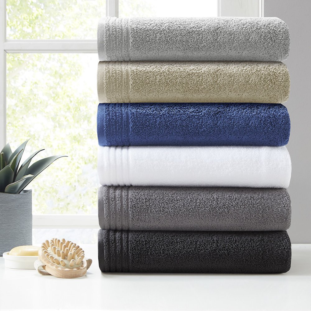 Big Bundle 100% Cotton Quick Dry 12 Piece Bath Towel Set