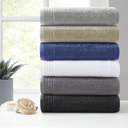 Big Bundle 100% Cotton Quick Dry 12 Piece Bath Towel Set