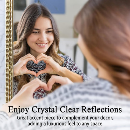 Gold Metal Arch Wall Mirror