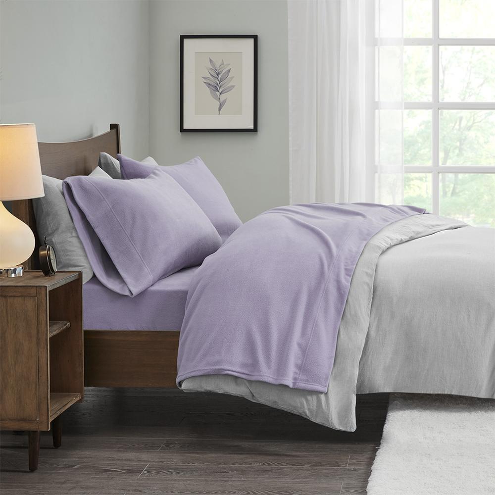 100% Polyester Knitted Micro Fleece Solid Sheet Set,SHET20-794