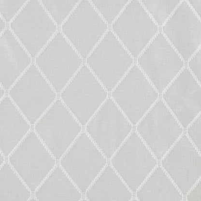 Diamond Sheer Embroidered Window Scarf