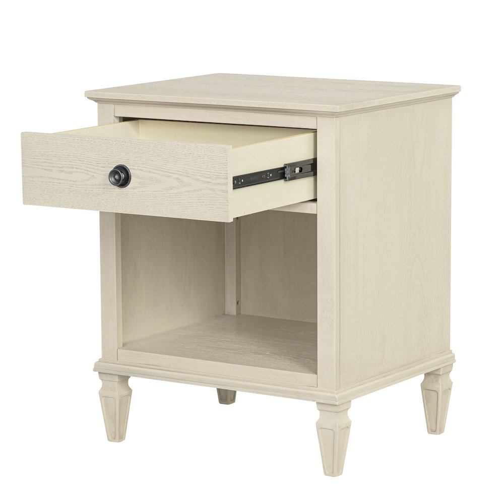 Victoria Nightstand, Antique Cream color
