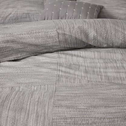 7 Piece Printed Seersucker Comforter Set