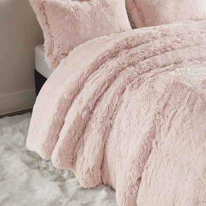 Shaggy Fur Duvet Cover Set