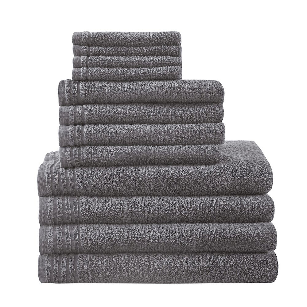 Big Bundle 100% Cotton Quick Dry 12 Piece Bath Towel Set