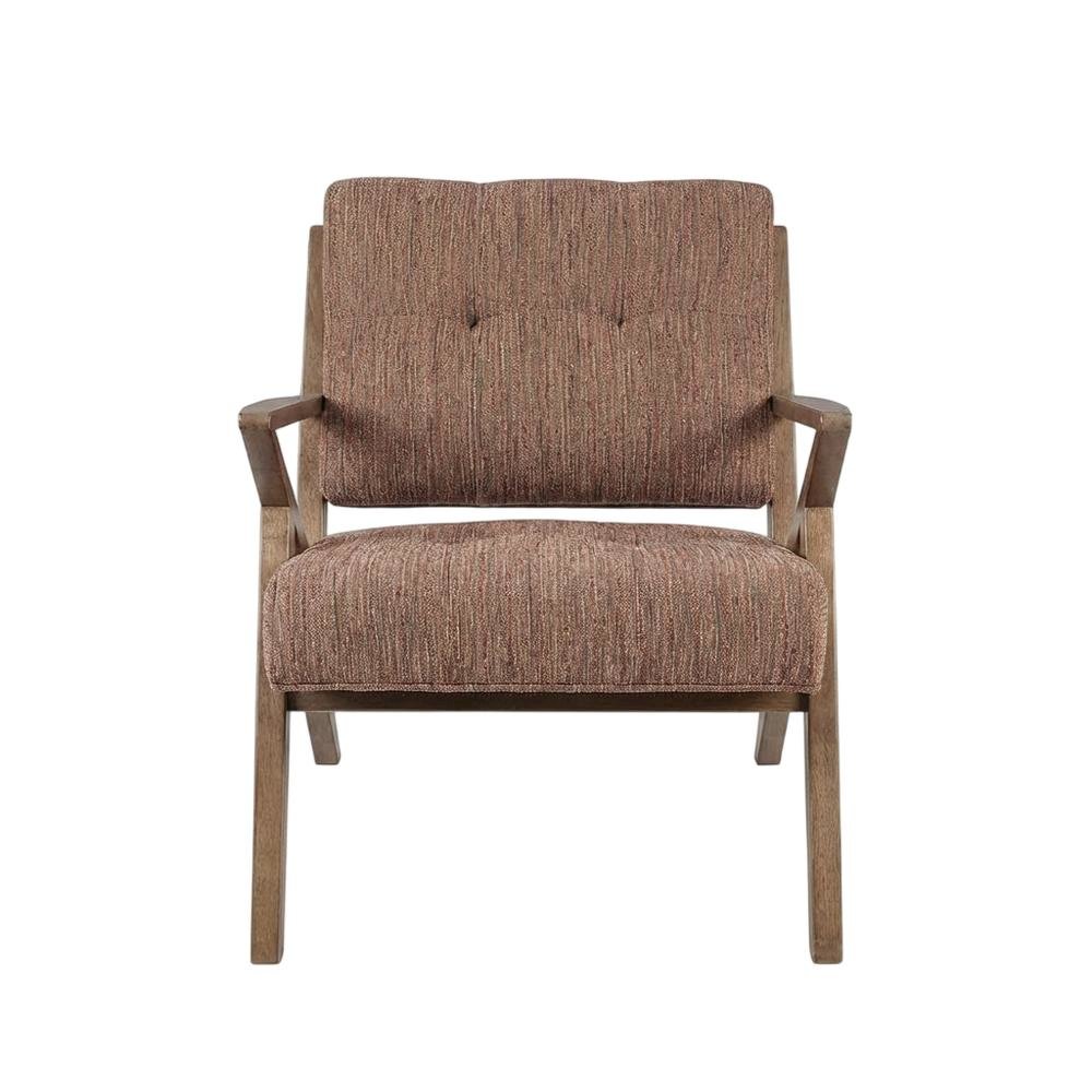 Orange Retro Rocket Lounge Chair with Comfortable Seat and Stylish Design