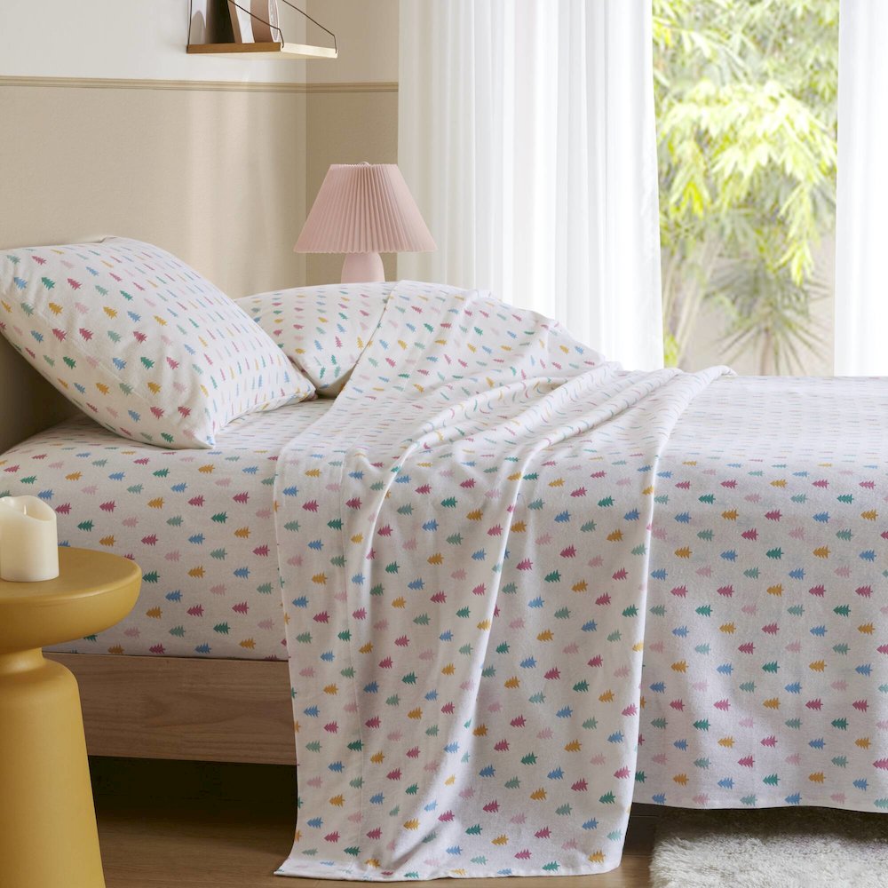 100% Cotton Flannel Pigment Printed Sheet Set