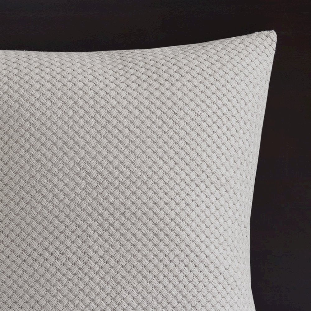 Oversized Cotton Clipped Jacquard Comforter Set with Euro Shams