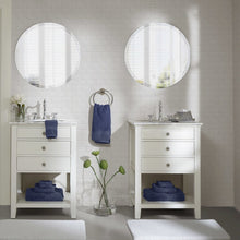 100% Cotton Bath 8 Piece Set in Dark Navy