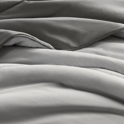 Reversible Tencel Comforter Blanket, Gray color
