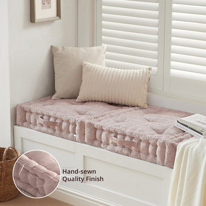 Poly Chenille Square Floor Pillow Cushion