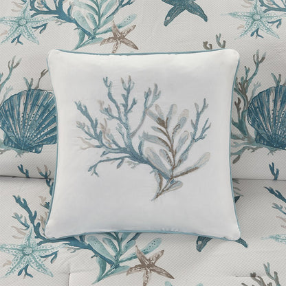 7 Piece Cotton Sateen Comforter Set