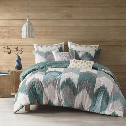 Alpine 3 Piece Comforter Mini Set, Aqua color