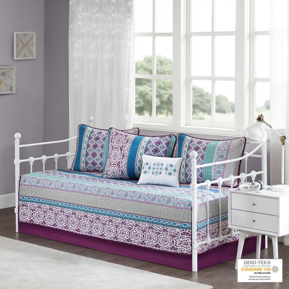 6 Piece Boho Reversible Daybed Set