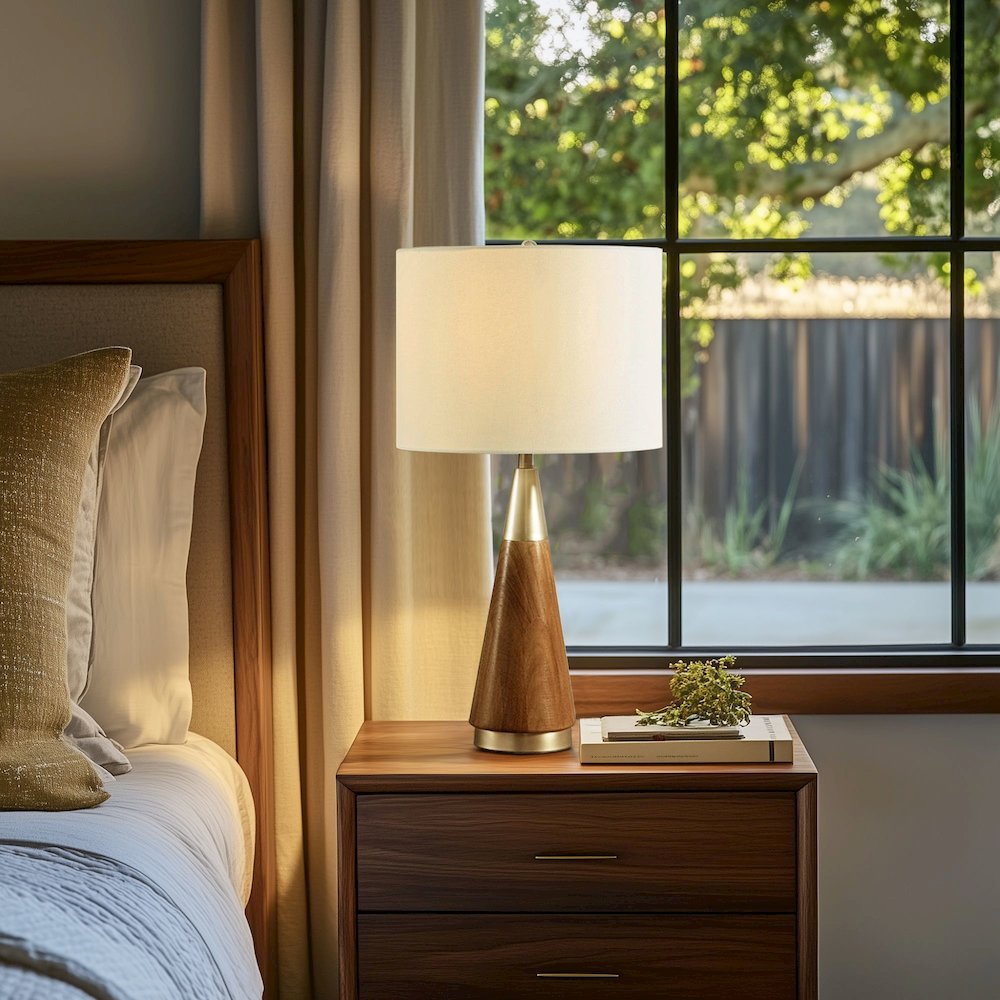Chrislie Triangular Table Lamp