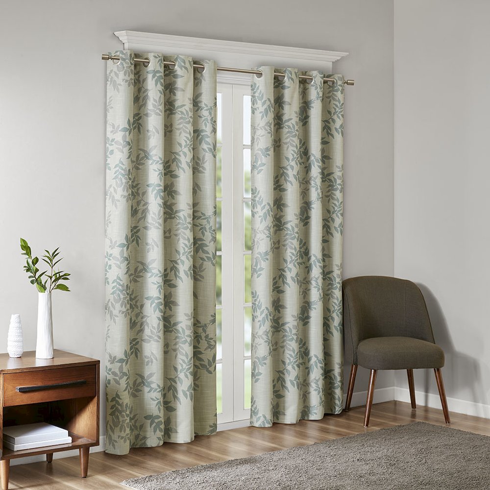 Julie Printed Botanical Blackout Curtain Panel