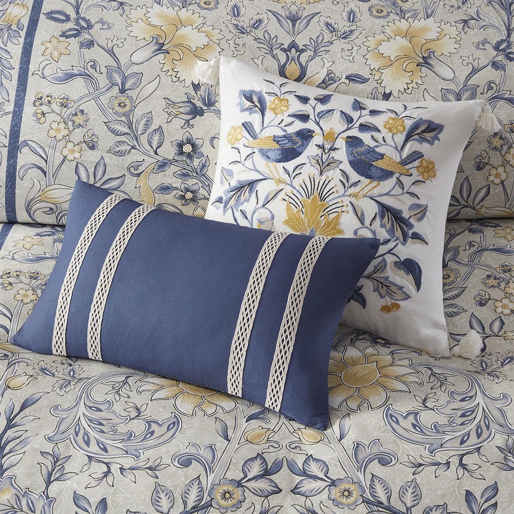 5 Piece Cotton Duvet Cover Set