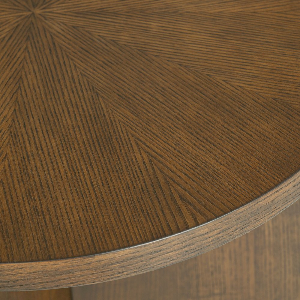 Sadie Accent Table, Walnut Brown color