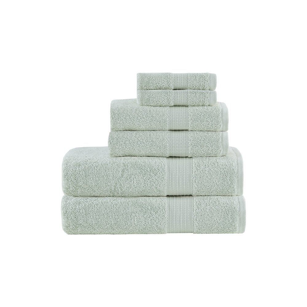 Organic Seafoam 6-Piece Towel Set, Belen Kox