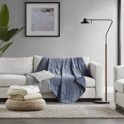 Cooling Touch Down Alternative Throw in Ivory Color
