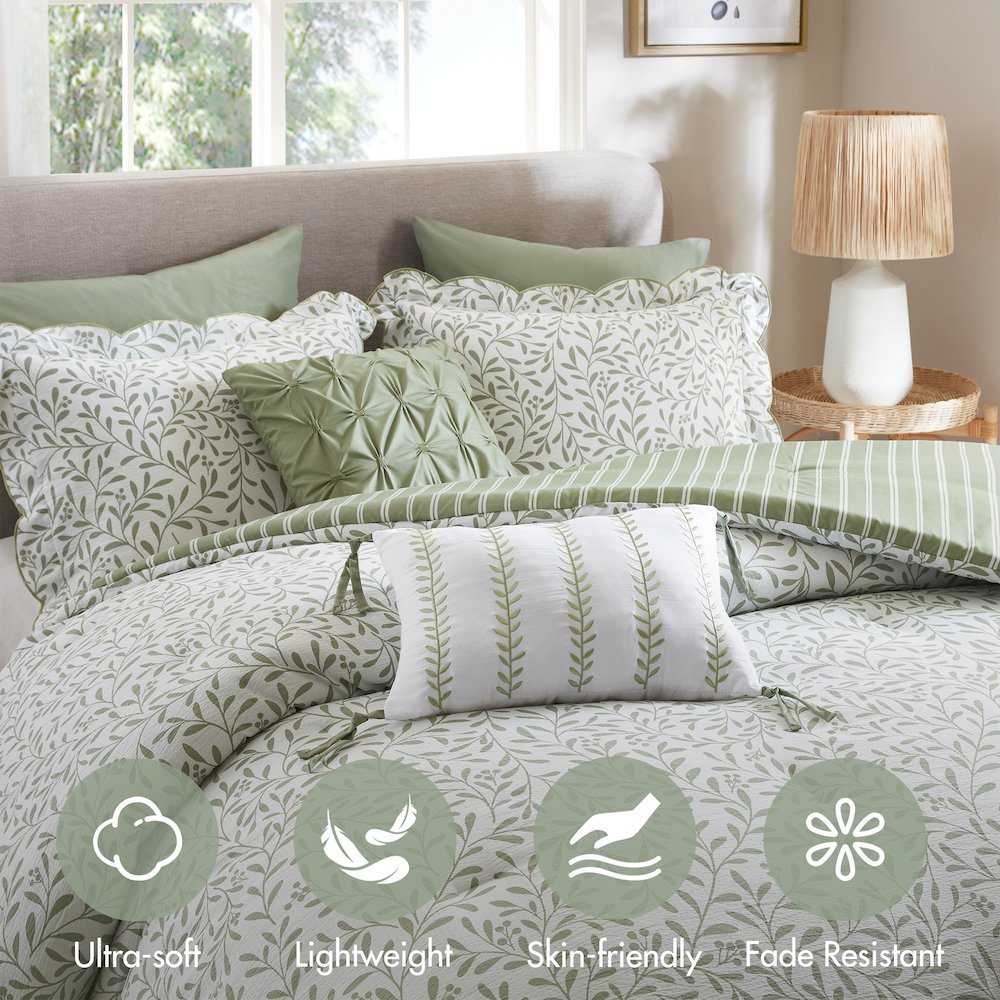 Darcy 5 Piece Print Comforter Set