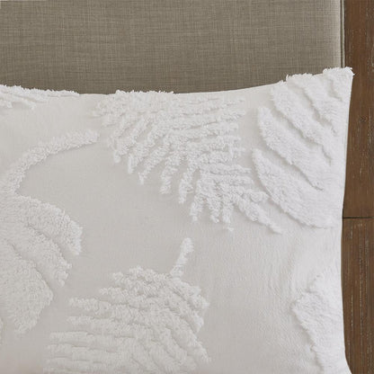 Coastal Palm Chenille 3-Piece Duvet Cover Set, Belen Kox