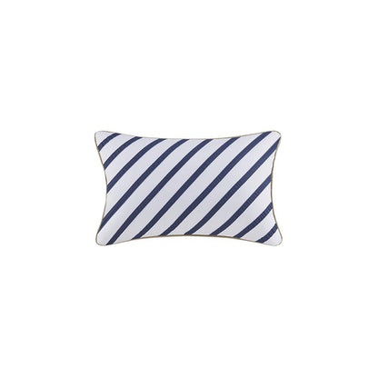Ashton Duvet Cover Set, Khaki/Navy color