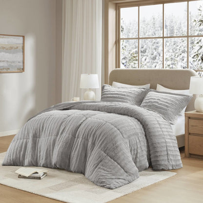 Duke Faux Fur Comforter Mini Set