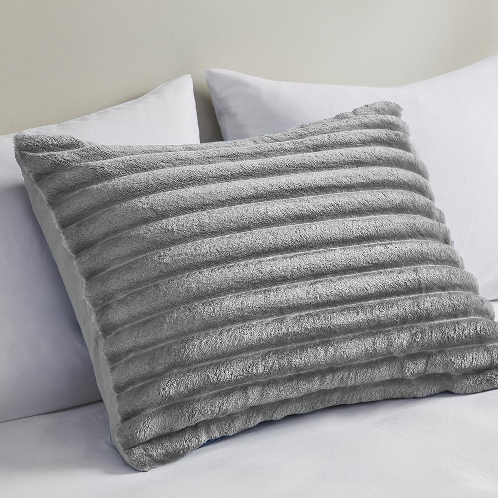 2 Piece Corded Plush Comforter Set